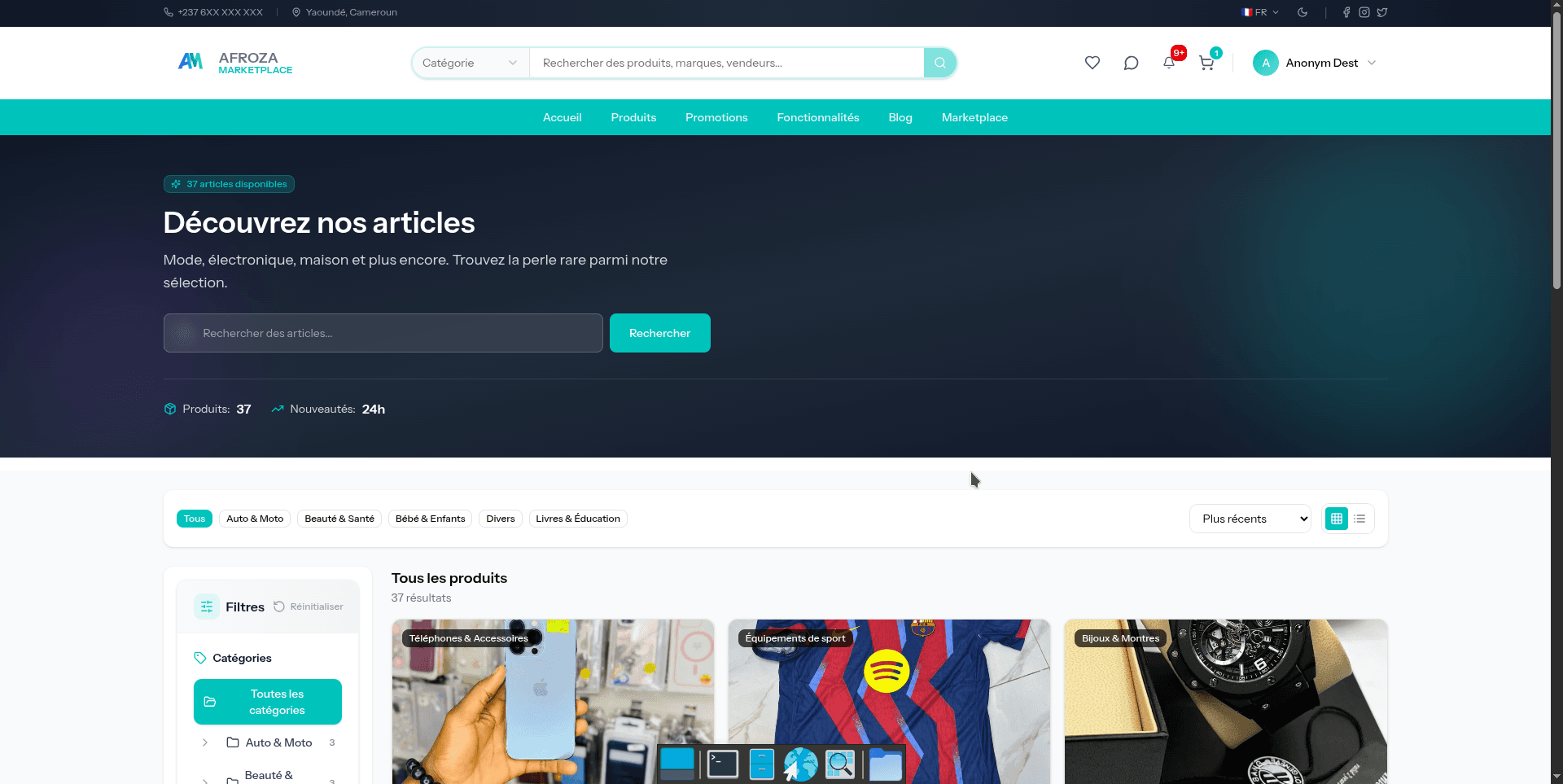 Afroza Marketplace
